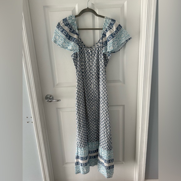 NWT Emerson Fry India Collection Tasha maxi Dress 100% cotton size small - Picture 3 of 15